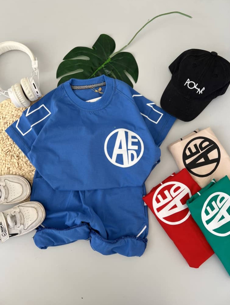 ست تیشرت شلوارک‌ رنگی