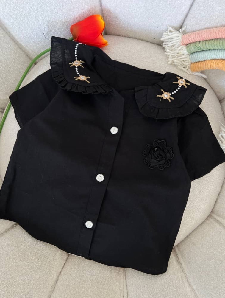 شومیز مشکی دخترانه