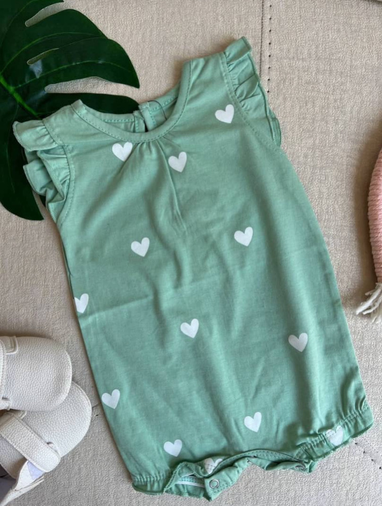 رامپر طرح قلب سبز پاستیلی