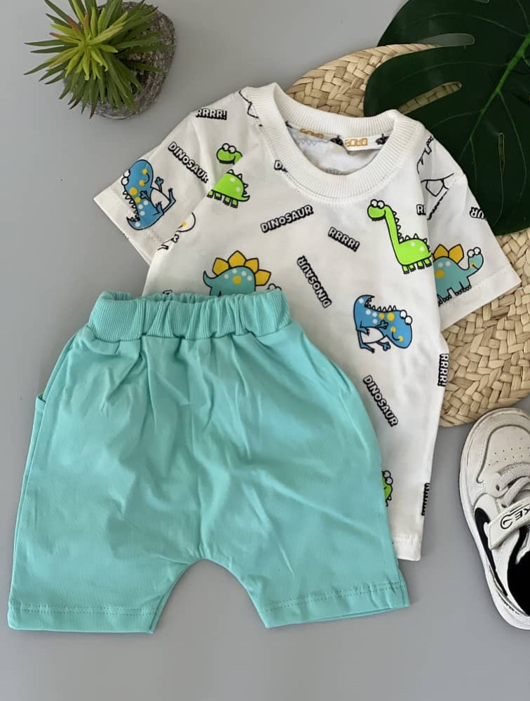 دوتیکه اسپرت طرح دایناسور آبی