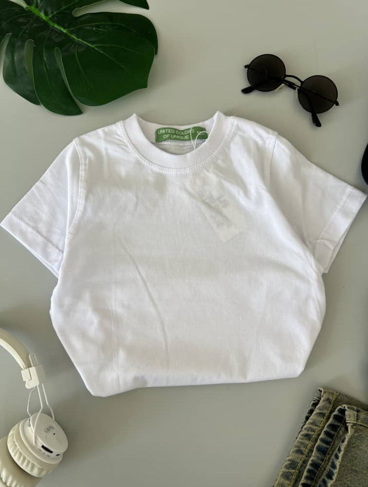 تیشرت سفید ساده