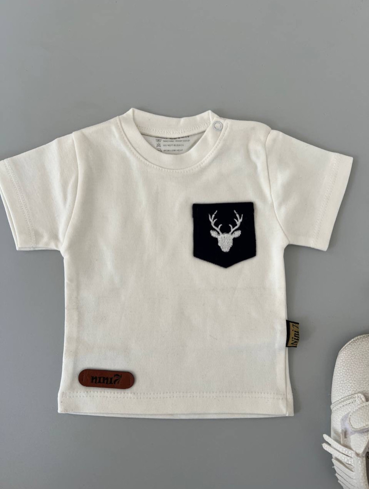 سرویس باز طرح گوزن (بلوز آستین کوتاه)