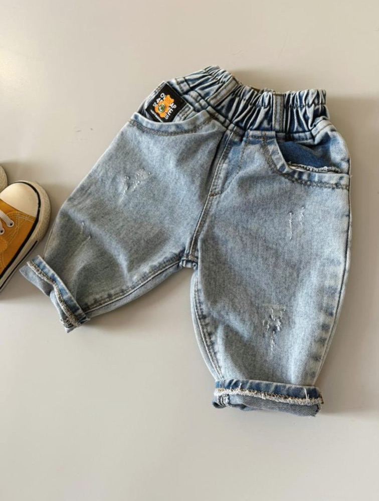 شلوار جین آبی یخی