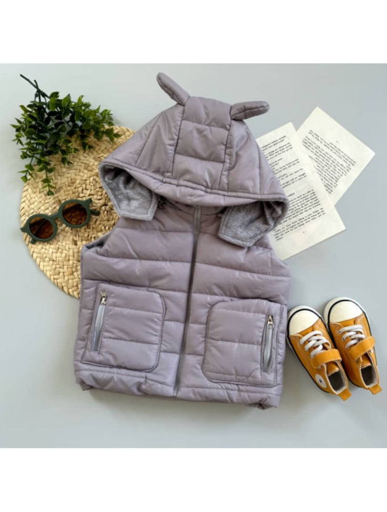 پافر طوسی کلاه خرگوشی