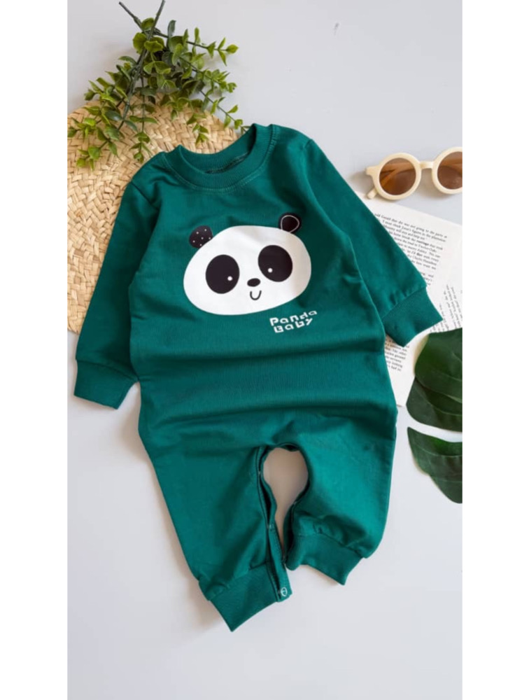 سرهمی سبز تیره طرح پاندا