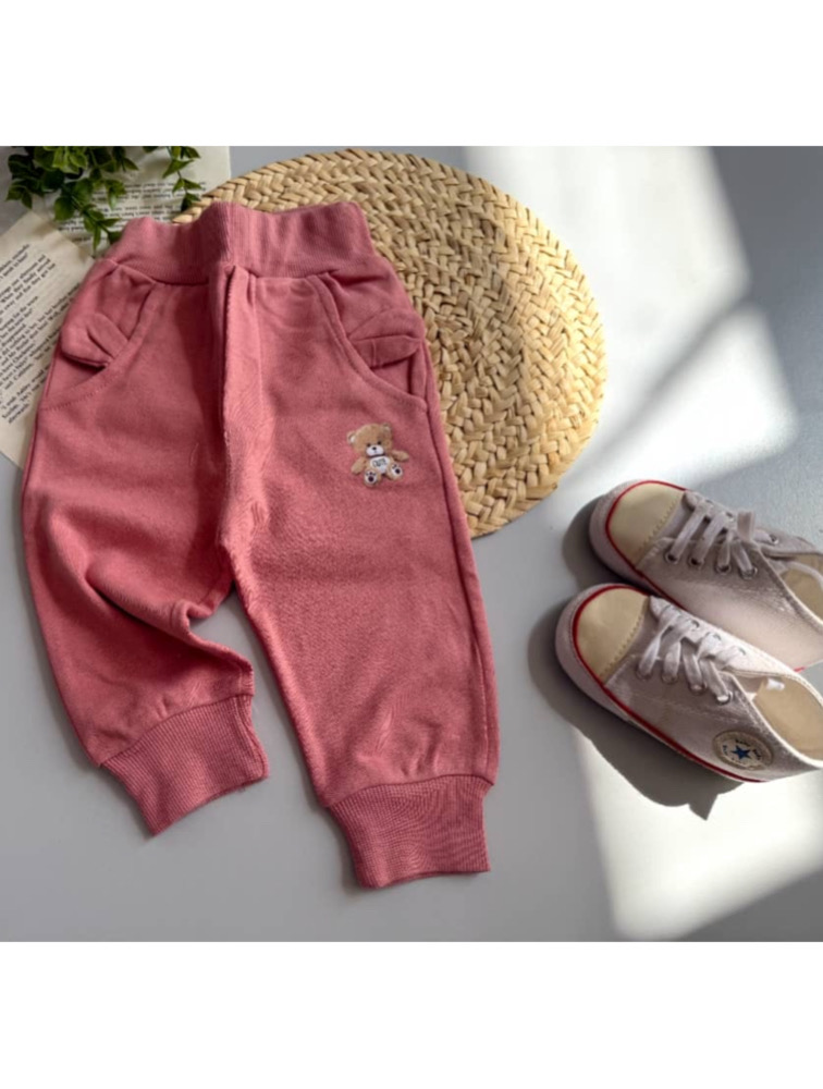 شلوار ساده صورتی