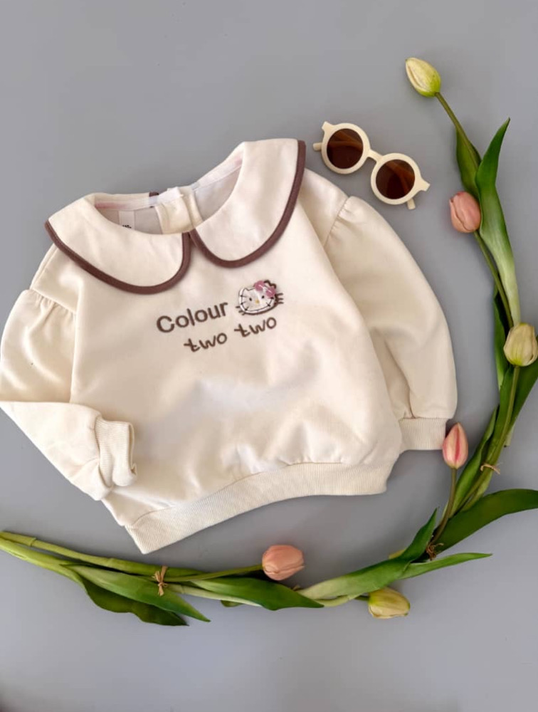 دورس شیری یقه ب ب طرح کیتی