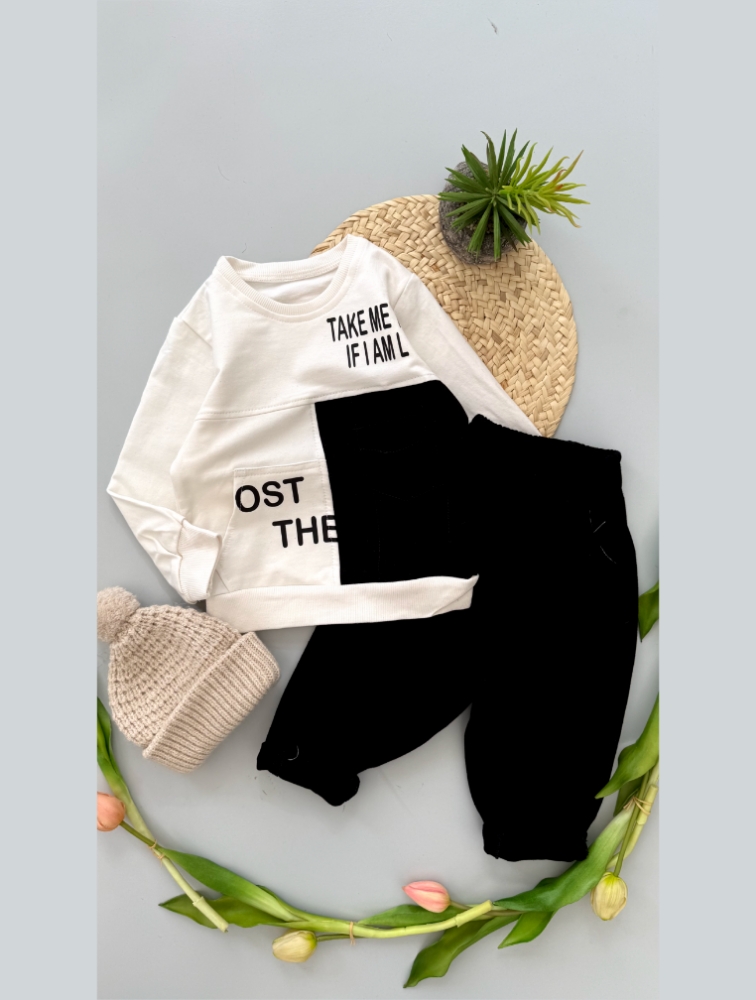 ست دورس شلوار مام مشکی