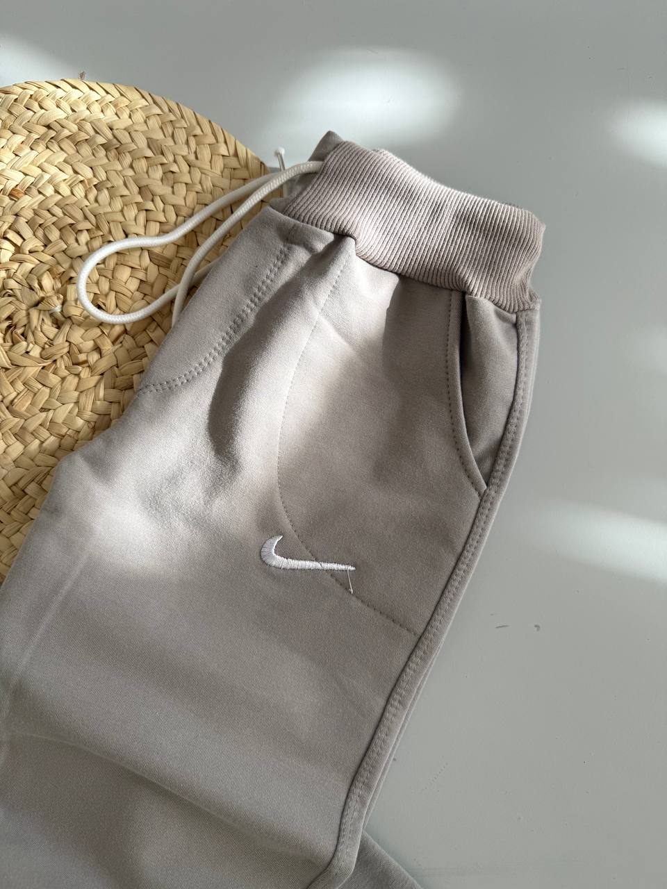 شلوار اسلش خانگی طوسی روشن