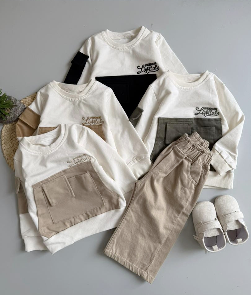 دو تیکه کتان شلوار بگ