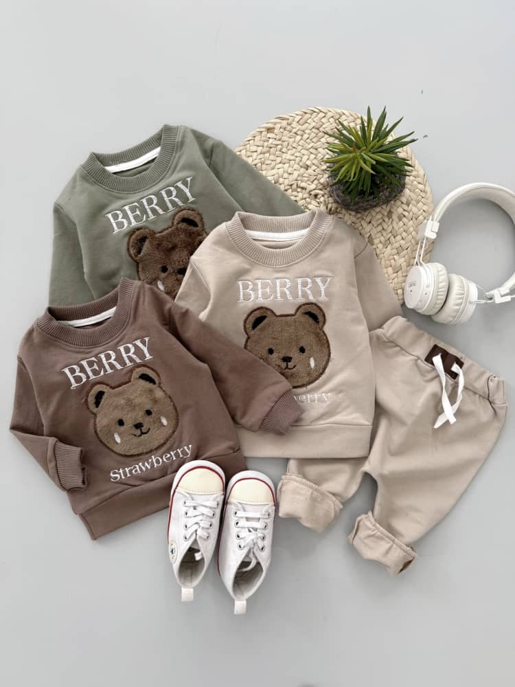 بلوز شلوار نقلی تدی گلدوزی