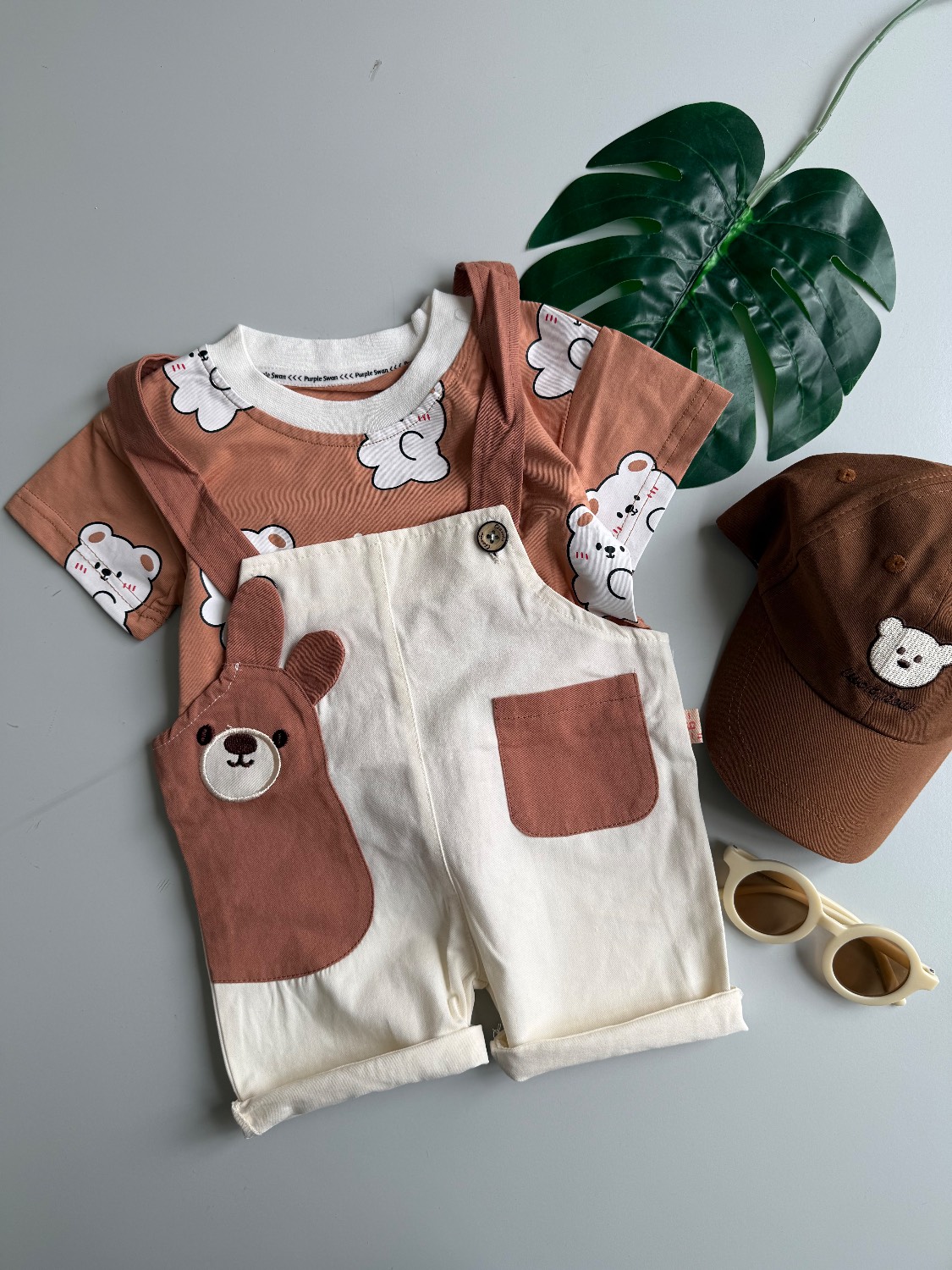 ست تیشرت بیلر شلوارکی تدی