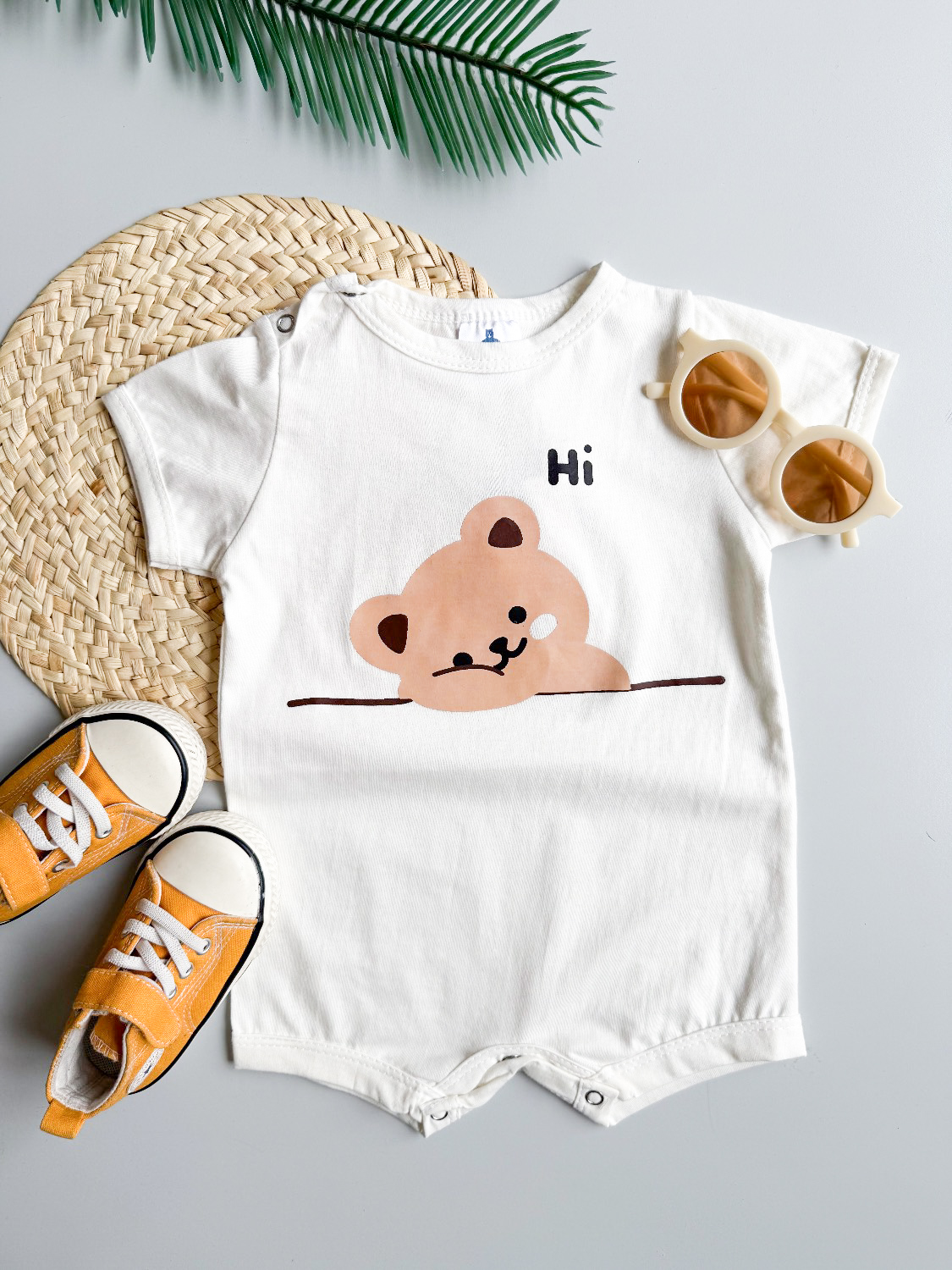 رامپر تدی سفید